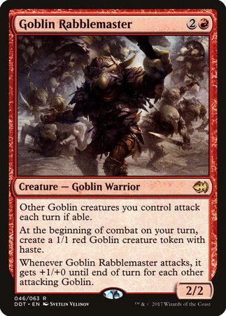 Goblin Rabblemaster [Duel Decks: Merfolk vs. Goblins] | Exor Games Truro