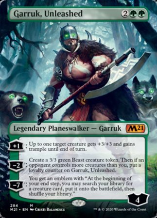 Garruk, Unleashed (Borderless) [Core Set 2021] | Exor Games Truro
