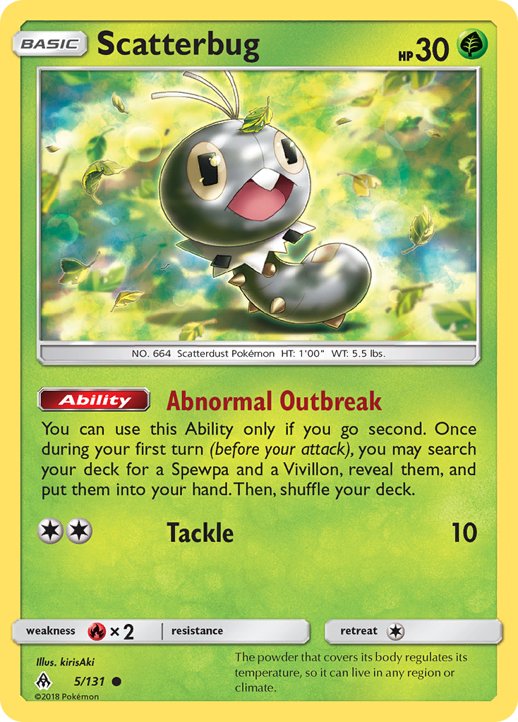 Scatterbug (5/131) [Sun & Moon: Forbidden Light] | Exor Games Truro