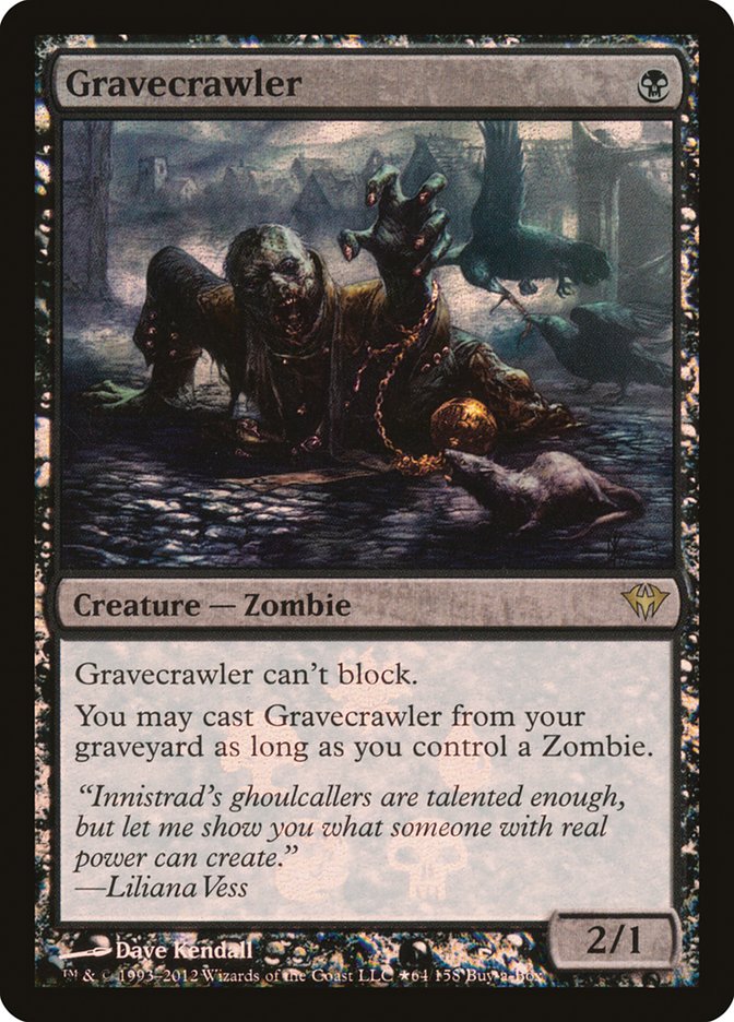 Gravecrawler (Buy-A-Box) [Dark Ascension Promos] | Exor Games Truro