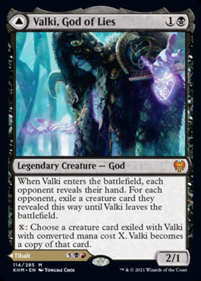 Valki, God of Lies // Tibalt, Cosmic Impostor [Kaldheim] | Exor Games Truro