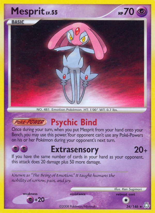 Mesprit (34/146) [Diamond & Pearl: Legends Awakened] | Exor Games Truro