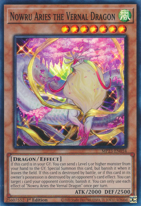 Nowru Aries the Vernal Dragon [MP23-EN054] Super Rare | Exor Games Truro