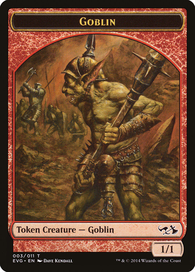 Goblin Token (Elves vs. Goblins) [Duel Decks Anthology Tokens] | Exor Games Truro