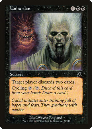 Unburden [Scourge] | Exor Games Truro