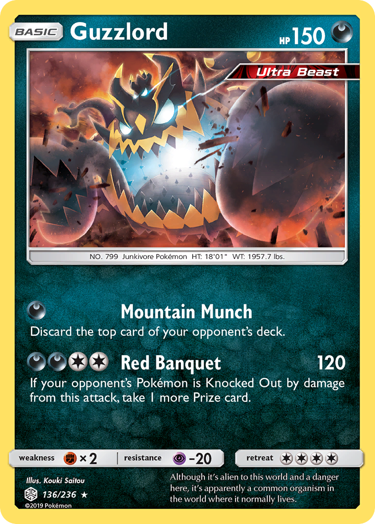 Guzzlord (136/236) [Sun & Moon: Cosmic Eclipse] | Exor Games Truro