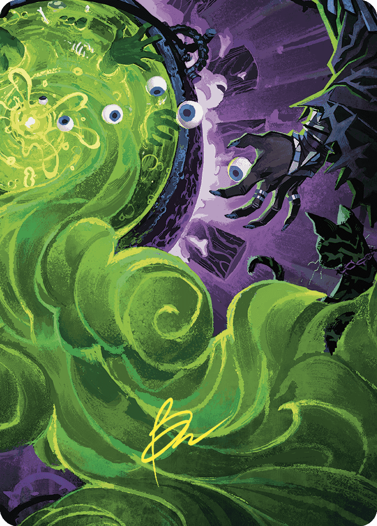 Waste Not Art Card (Gold-Stamped Signature) [Wilds of Eldraine Art Series] | Exor Games Truro