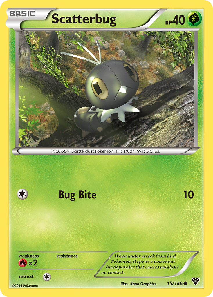 Scatterbug (15/146) [XY: Base Set] | Exor Games Truro