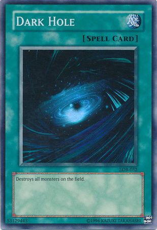 Dark Hole (Spell) [LOB-052] Super Rare | Exor Games Truro