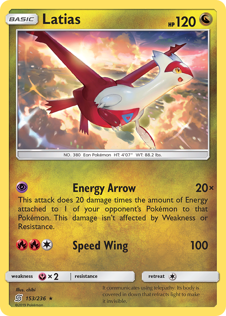 Latias (153/236) [Sun & Moon: Unified Minds] | Exor Games Truro