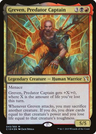 Greven, Predator Captain [Commander 2019] | Exor Games Truro