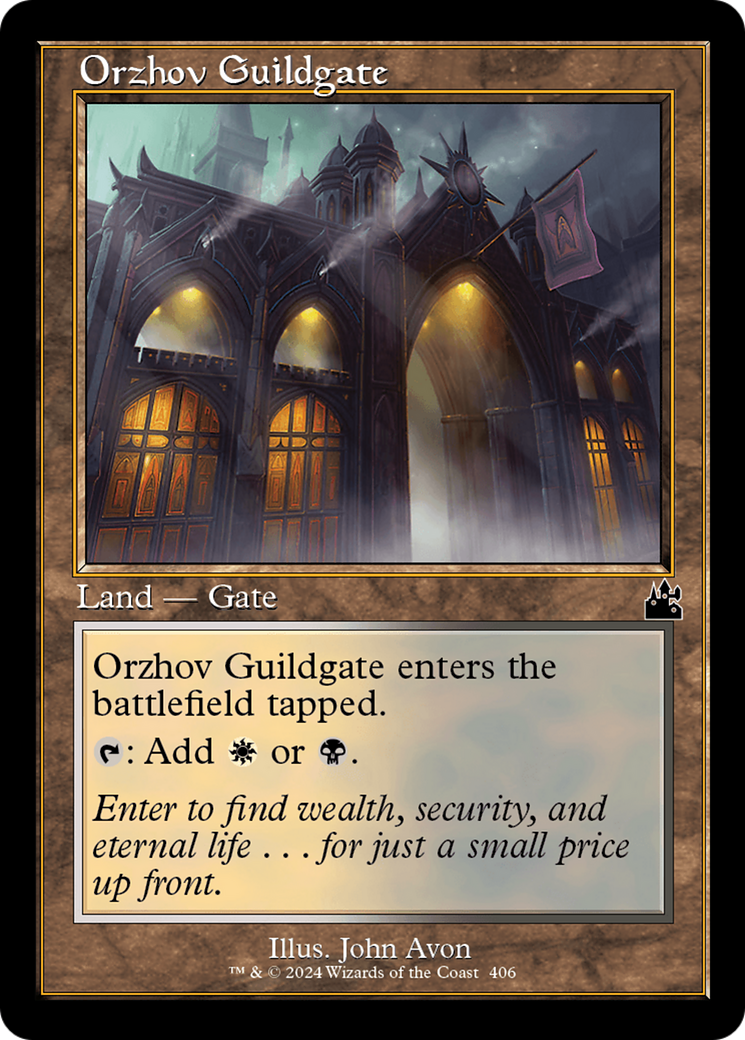 Orzhov Guildgate (Retro Frame) [Ravnica Remastered] | Exor Games Truro