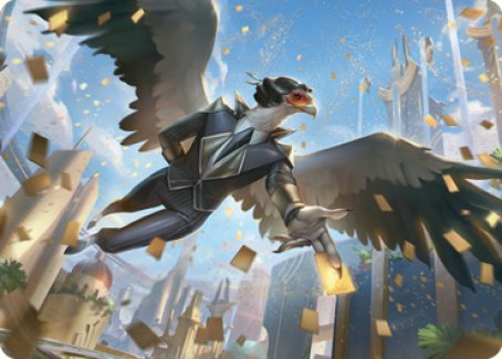 Skyboon Evangelist Art Card [Streets of New Capenna Art Series] | Exor Games Truro