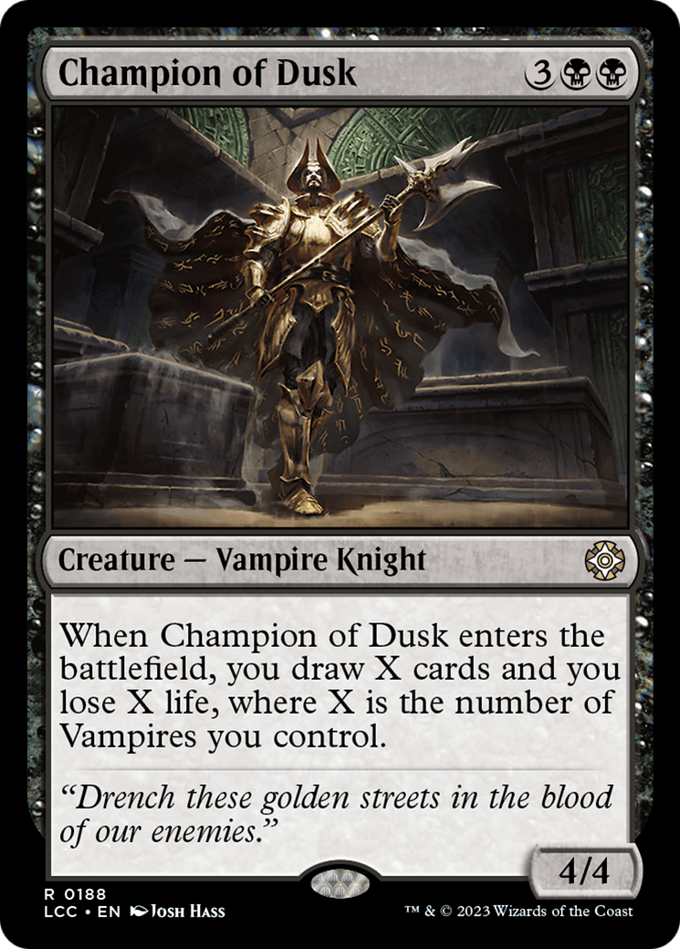 Champion of Dusk [The Lost Caverns of Ixalan Commander] | Exor Games Truro