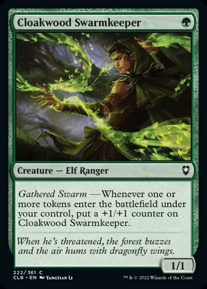 Cloakwood Swarmkeeper [Commander Legends: Battle for Baldur's Gate] | Exor Games Truro