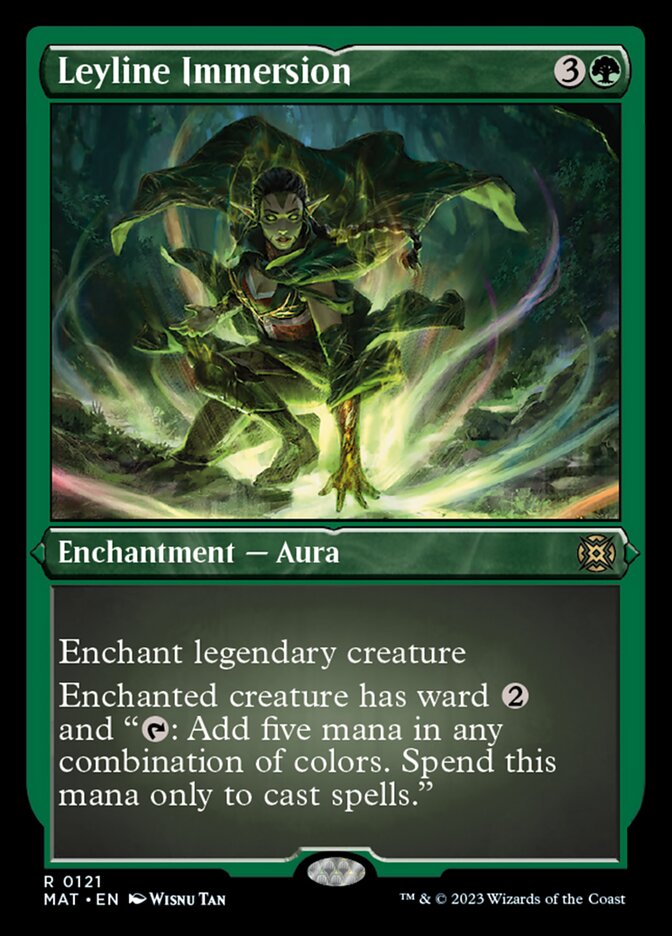Leyline Immersion (Foil Etched) [March of the Machine: The Aftermath] | Exor Games Truro