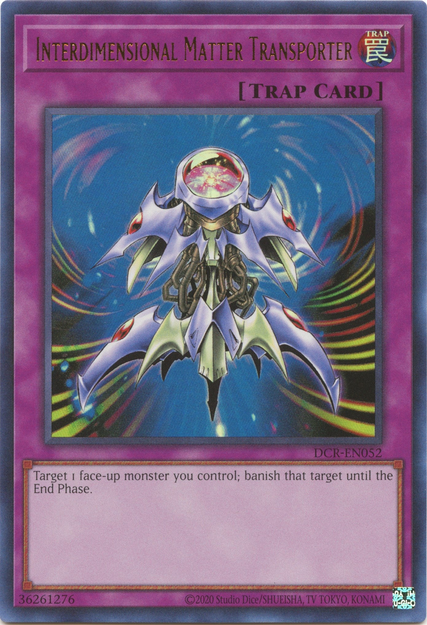 Interdimensional Matter Transporter (25th Anniversary) [DCR-EN052] Ultra Rare | Exor Games Truro