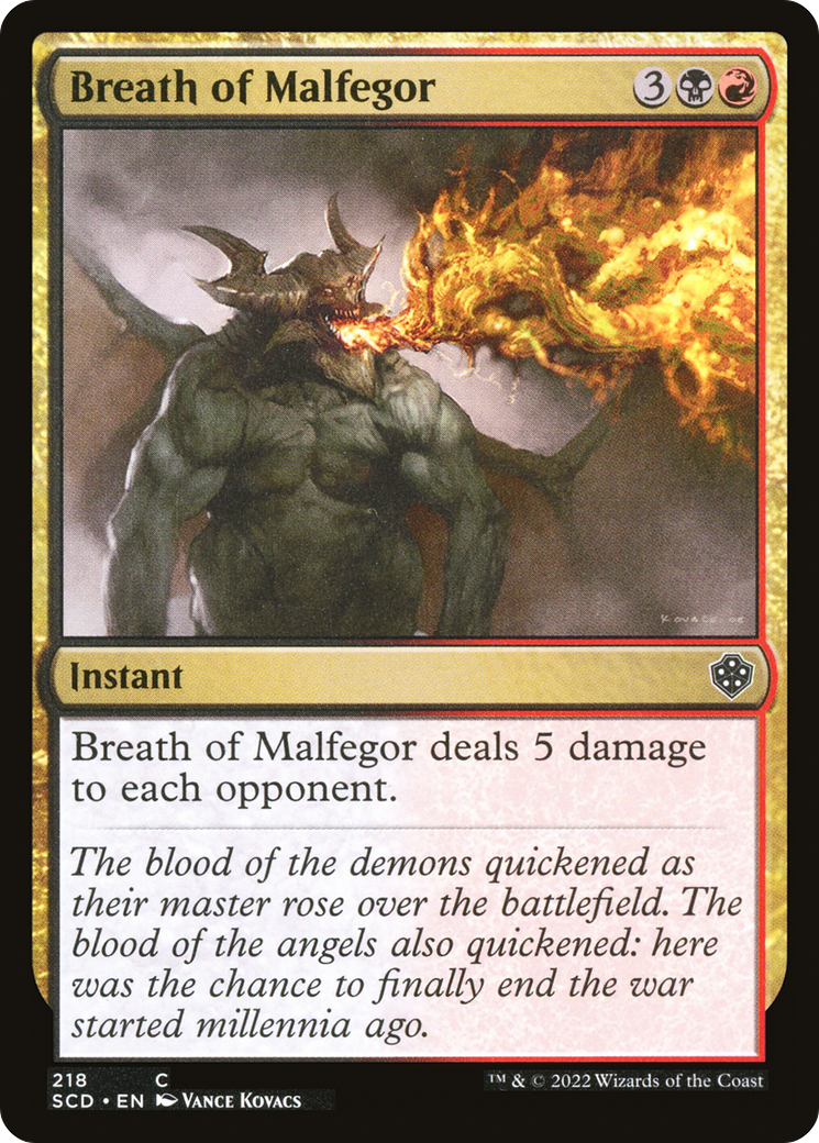 Breath of Malfegor [Starter Commander Decks] | Exor Games Truro