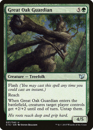 Great Oak Guardian [Commander 2015] | Exor Games Truro