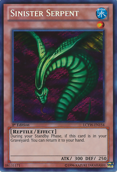 Sinister Serpent [LCYW-EN154] Secret Rare | Exor Games Truro