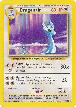 Dragonair (18/102) [Base Set Unlimited] | Exor Games Truro