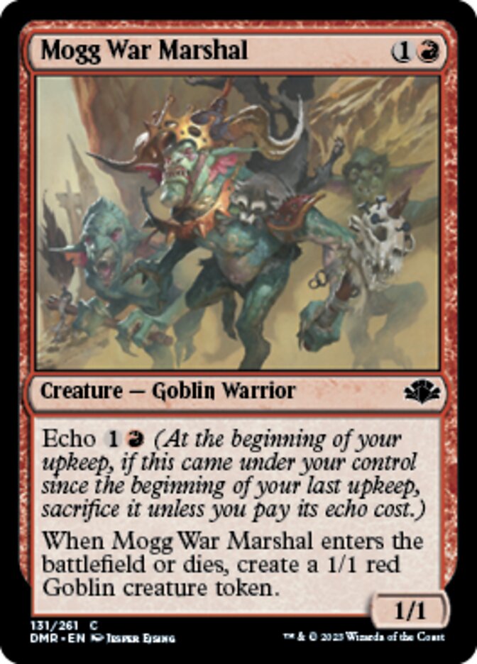 Mogg War Marshal [Dominaria Remastered] | Exor Games Truro