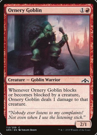 Ornery Goblin [Guilds of Ravnica] | Exor Games Truro