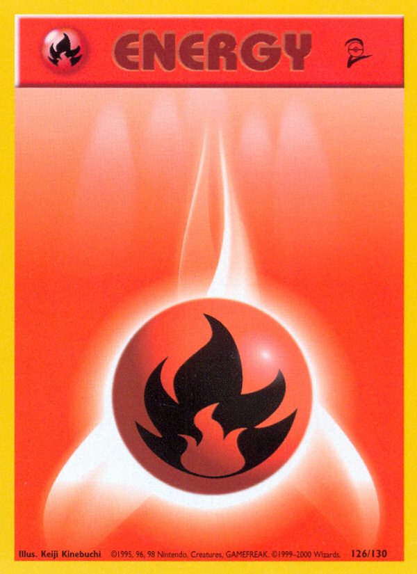Fire Energy (126/130) [Base Set 2] | Exor Games Truro