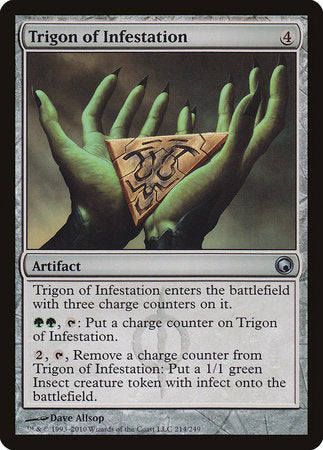 Trigon of Infestation [Scars of Mirrodin] | Exor Games Truro