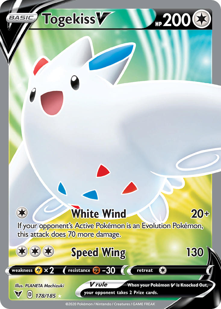 Togekiss V (178/185) [Sword & Shield: Vivid Voltage] | Exor Games Truro