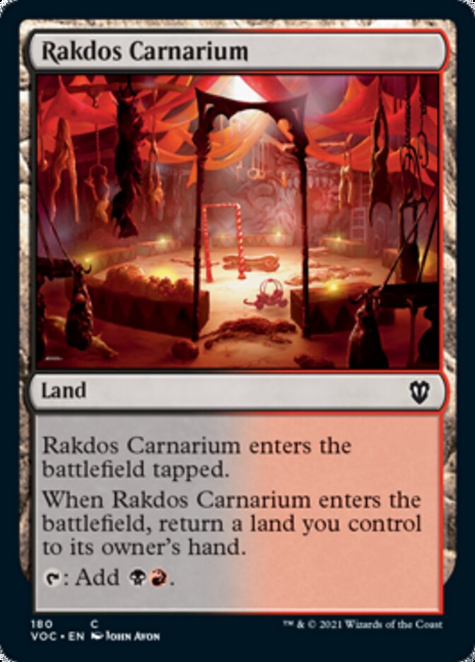 Rakdos Carnarium [Innistrad: Crimson Vow Commander] | Exor Games Truro