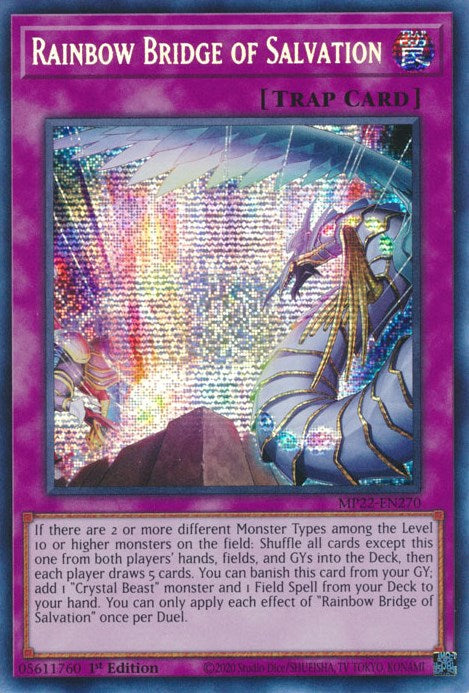 Rainbow Bridge of Salvation [MP22-EN270] Prismatic Secret Rare | Exor Games Truro