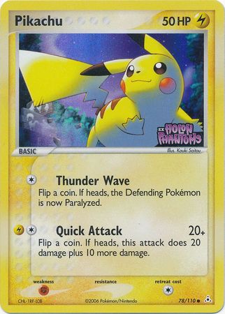 Pikachu (78/110) (Stamped) [EX: Holon Phantoms] | Exor Games Truro