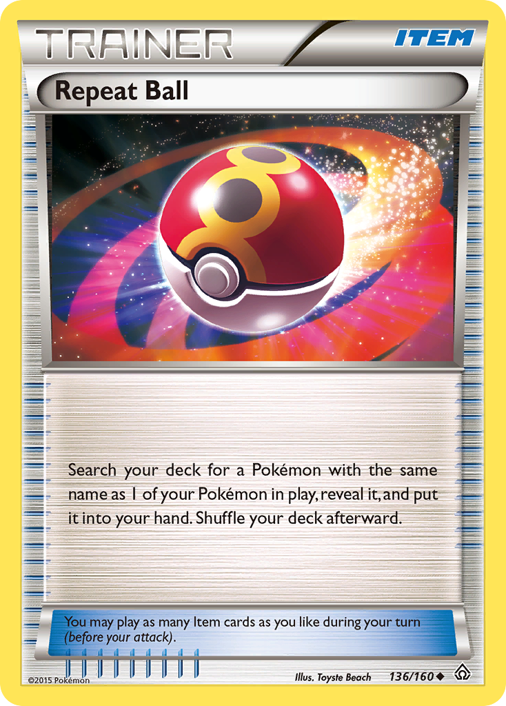 Repeat Ball (136/160) [XY: Primal Clash] | Exor Games Truro