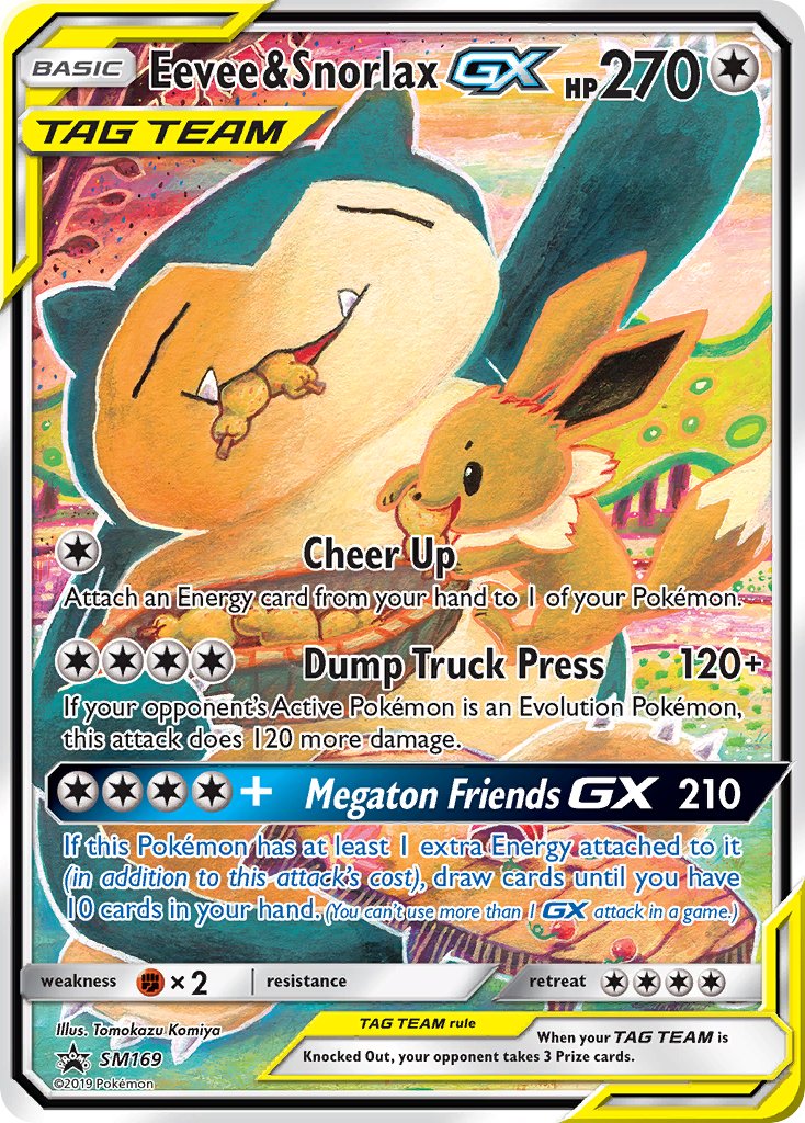 Eevee & Snorlax GX (SM169) [Sun & Moon: Black Star Promos] | Exor Games Truro