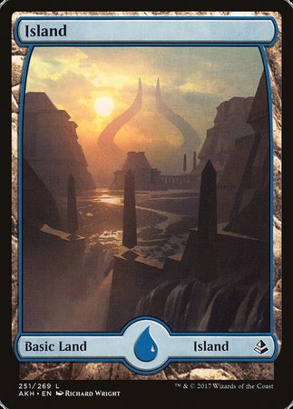 Island (251) - Full Art [Amonkhet] | Exor Games Truro