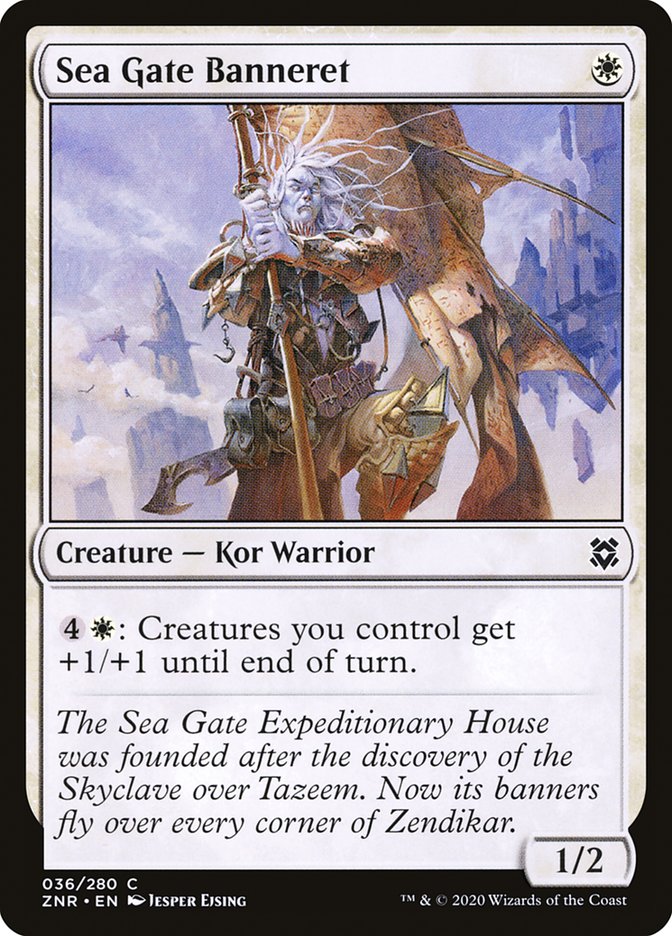 Sea Gate Banneret [Zendikar Rising] | Exor Games Truro