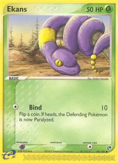 Ekans (64/100) [EX: Sandstorm] | Exor Games Truro