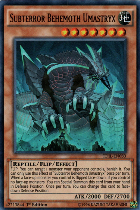 Subterror Behemoth Umastryx [TDIL-EN083] Ultra Rare | Exor Games Truro