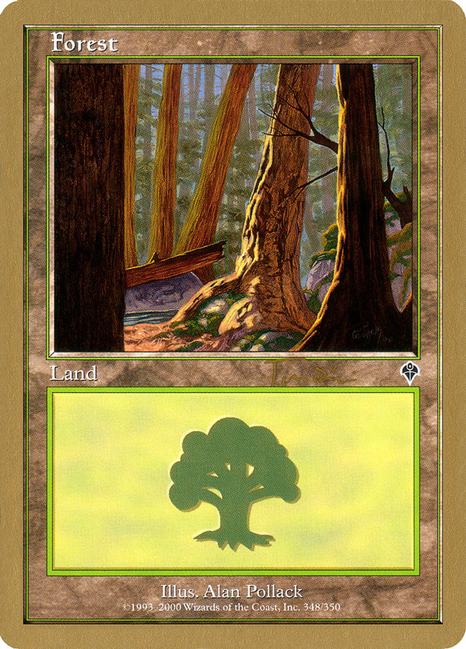 Forest (jt348a) (Jan Tomcani) [World Championship Decks 2001] | Exor Games Truro