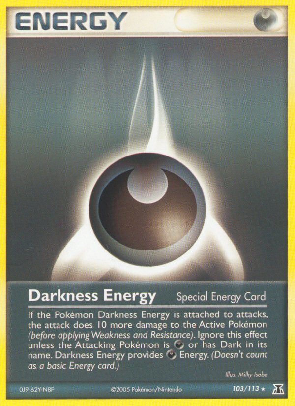 Darkness Energy (103/113) [EX: Delta Species] | Exor Games Truro