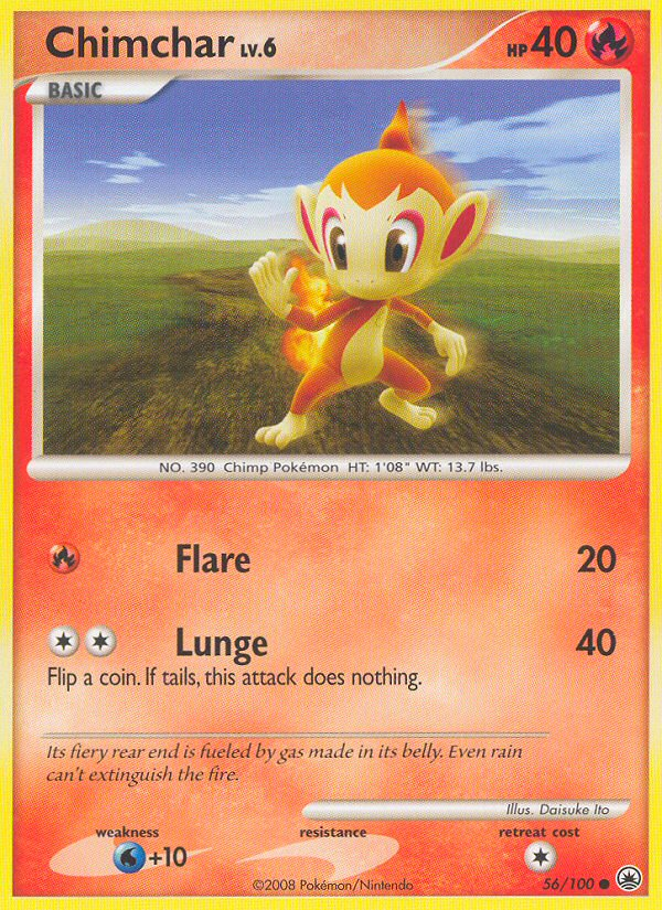 Chimchar (56/100) [Diamond & Pearl: Majestic Dawn] | Exor Games Truro