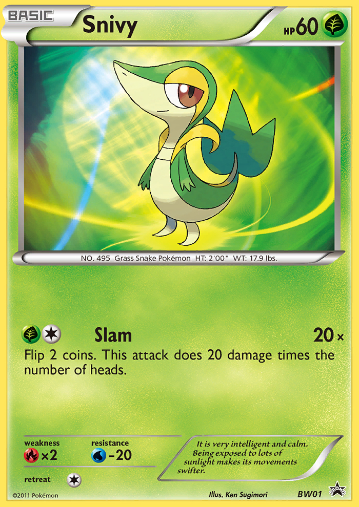 Snivy (BW01) [Black & White: Black Star Promos] | Exor Games Truro