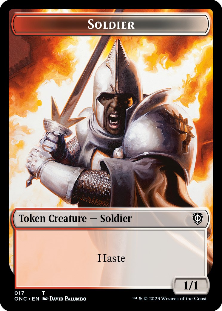 Soldier (017) // Eldrazi Double-Sided Token [Phyrexia: All Will Be One Commander Tokens] | Exor Games Truro