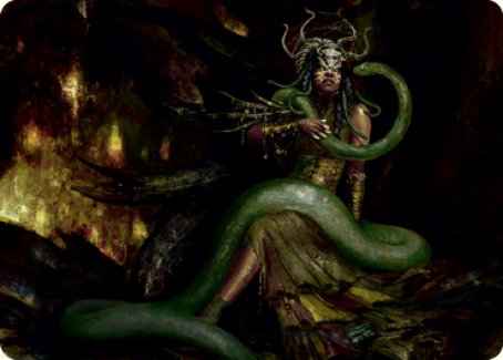 Saryth, the Viper's Fang Art Card [Innistrad: Midnight Hunt Art Series] | Exor Games Truro