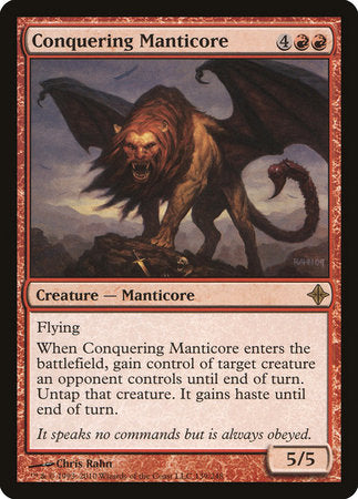 Conquering Manticore [Rise of the Eldrazi] | Exor Games Truro