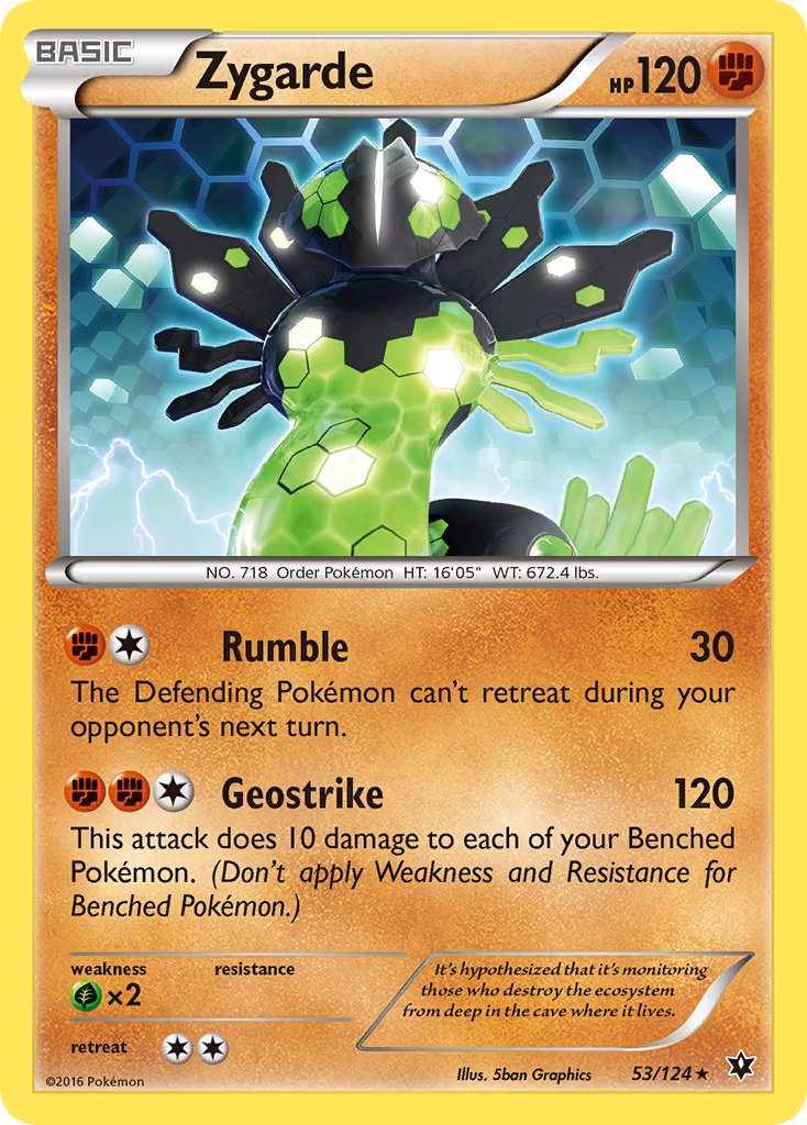 Zygarde (53/124) (Theme Deck Exclusive) [XY: Fates Collide] | Exor Games Truro