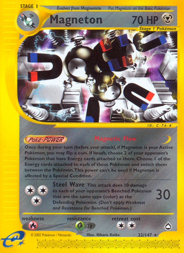 Magneton (22/147) [Aquapolis] | Exor Games Truro