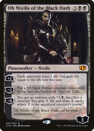 Ob Nixilis of the Black Oath [Commander 2014] | Exor Games Truro