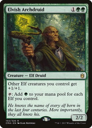 Elvish Archdruid [Commander Anthology] | Exor Games Truro